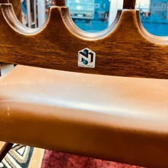 ヴィンテージ　アンティーク　ナガノインテリア　木製チェアの画像