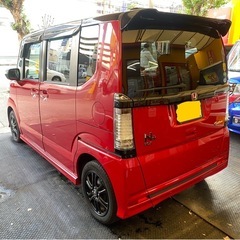 年内納車ok◼️NBOX＋カスタム ターボ◼️走行6万◼️車検R9.8◼️ナビ・両側パワスラ◼️JF1の画像