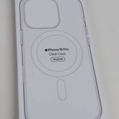 【未使用に近い】iPhone 16 Pro A3245/MagSafe Clear Case/マグセーフ/クリアケース/純正〈MA7E4FE/A〉の画像