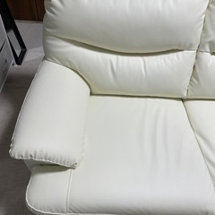 ソファー　二人掛け ニトリ製の画像