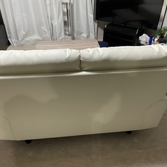 ソファー　二人掛け ニトリ製の画像