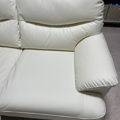 ソファー　二人掛け ニトリ製の画像