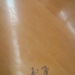 リユースのサカイ栃木店★ジモティ割あり★  ダイニングセット オレンジブラウン W89.5×D89.5×H70 クリーニング済み TC12070の画像