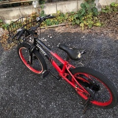 子供用自転車　18インチ　レッドの画像