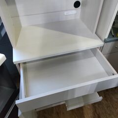 【ジャングル和泉大型良品館　キッチンボード　食器棚　収納　キッチン　※前・左側面ハガレあり　【R512】の画像