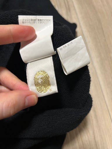 A BATHING APE シャークパーカー フルジップ ブラック カモ柄 L