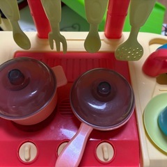 組立式　おままごとキッチンの画像