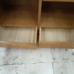 リユースのサカイ栃木店★ジモティ割あり★  キャビネット ライトブラウン W90×D35×H160 クリーニング済み TC12072の画像