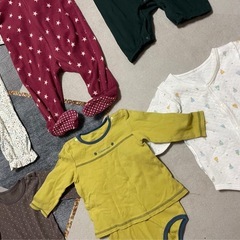子ども服　ベビー服 80 長袖 ロンパース　まとめ　セットの画像