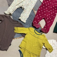 子ども服　ベビー服 80 長袖 ロンパース　まとめ　セットの画像