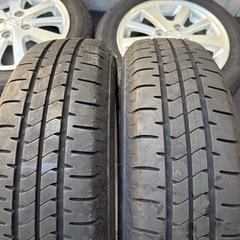 スズキ純正14インチアルミ　24年BRIDGESTONE ４本セット⭐️の画像