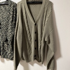 カーディガン2個セット　メンズの画像