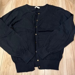 セーター　カーディガン　薄手　タートル　ハイネック　Lサイズの画像