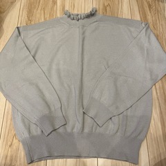 セーター　カーディガン　薄手　タートル　ハイネック　Lサイズの画像