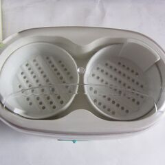 クリーンウオッシャー　超音波洗浄器 乾電池式 動作確認済入れ歯洗浄・眼鏡・貴金属を簡単に水の振動で洗浄　電池式　動作確認済みの画像