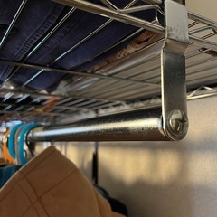 メタルラック　幅90cm ハンガーラック　2個の画像