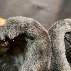 未使用品　あったかムートン　ブーツ　黒　LLの画像