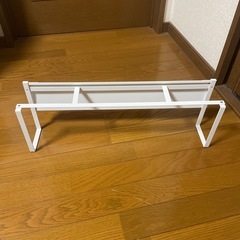ニトリ　コンロすき間ラック(9492 ホワイト)の画像