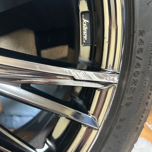 kranze     245/40/19インチ　　タイヤ、ホイールセット　決まりました