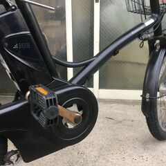 地域限定送料無料　パナソニック　グリッター　8,9AH　小径車　黒　パスシティX　パスシティC　神戸市　電動自転車の画像