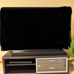 テレビ台　茶色の画像