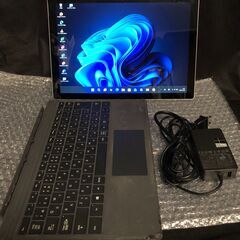 薄型軽量モバイルサイズ　WindowsタブレットPC・Microsoft Surface Pro4 (Model：1724) Core i5‐6300U（第6世代Skylake）／メモリー4GB／SSD‐128GB・Windows11 Pro(最新25H2版)+Office・タイプカバー＆AC電源アダプタ付属・バッテリー使用可の画像