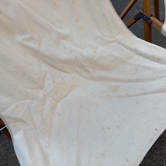 ◆ジャンク品◆条件あり◆訳あり◆ウッドフレームリラックスチェア 収納ケース付き 2脚セットの画像