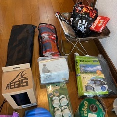 キャンプ　バーベキュー　1人キャンプ　キャンプ用品　バイク　セット　椅子　テーブル　食器　の画像