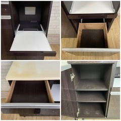 ワイエムワールド レンジ台 キッチンワゴンの画像