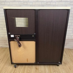 ワイエムワールド レンジ台 キッチンワゴンの画像