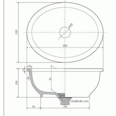 洗面用ボウルの画像
