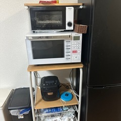 レンジ台、トースターの画像