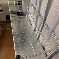 	【0円】IKEA OMAR（オマル）メタルシェルフ 3段 92×36×94cm 三条京阪付近の画像