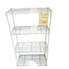 【ドリーム池田店】◎ジモティ割対象品◎美品　メタルラック　ホワイト【99680000039195】の画像