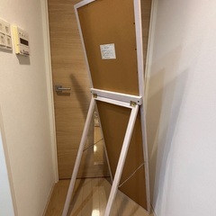 姿見　150×14センチ　白木目　無料お譲りの画像