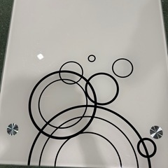 ニトリ　ガラステーブルの画像