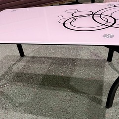 ニトリ　ガラステーブルの画像