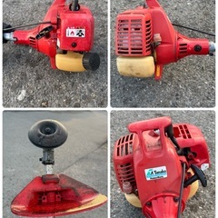 肩掛け式　草刈り機　草刈機　刈払い機　刈払機　タナカ　CB24SP ジャンク品の画像