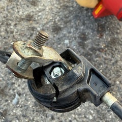 肩掛け式　草刈り機　草刈機　刈払い機　刈払機　タナカ　CB24SP ジャンク品の画像