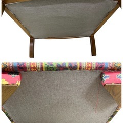 NO.2663 ソファ 1人掛け ソロソファ オットマン付き チェア  家具 中古の画像