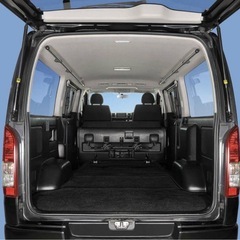 カーメイト サイドバー L2200 NS122 200系 ハイエース / NV350 キャラバン 車室内キャリアの画像