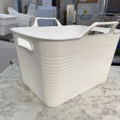 ランドリバスケット ダイソー550円商品 約  幅43×奥行31.5×高さ25㎝ 店頭販売 南区花畑の画像