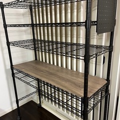 スチールラック 幅111  補強パーツつきの画像