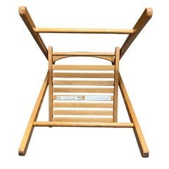 IKEA 折りたたみ式木製スラットチェアの画像