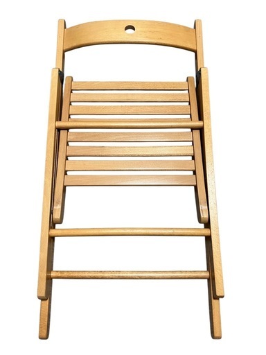 IKEA 折りたたみ式木製スラットチェア