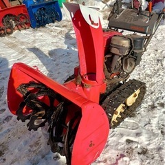 ホンダ除雪機 HS870 HST セル付き 実働 バッテリー新品交換 札幌江別岩見沢市内送料無料の画像