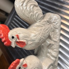 鶏　ニワトリ　置物の画像
