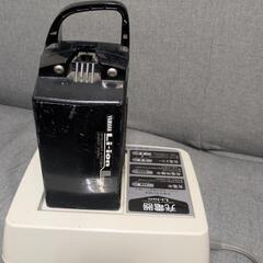 【中古品】YAMAHA PAS CITY-C用リチウムバッテリー＆充電器セットの画像