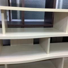 【リサイクルサービス八光】幅110㎝　本棚・オープンシェルフ ブックシェルフ NAMITANAの画像