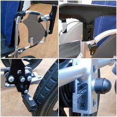 ♪MIKI/ミキ 介助用 車椅子 CRT-SG-10 未使用♪の画像